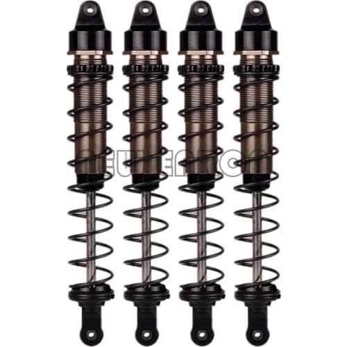 102365 4PC Alloy Oil-filled Shocks Absorber 135MM-165MM Damper 5MM Shafts For RC Car HPI 1/8 Savage Flux HP X XL 4.6 5.9 A720