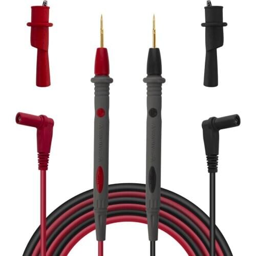 ANENG PT1008 20A 1000V Silicon Rubber Wire Retardant Gilded Sharp Needle Probe Digital Multimeter Test Lead