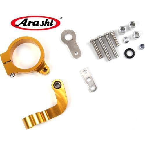 Arashi For R1200CL / R1200GS 2013 Steering Stabilize Damper Bracket Support Mount Motorcycle R 1200 CL R 1200 GS R1200 1200GS