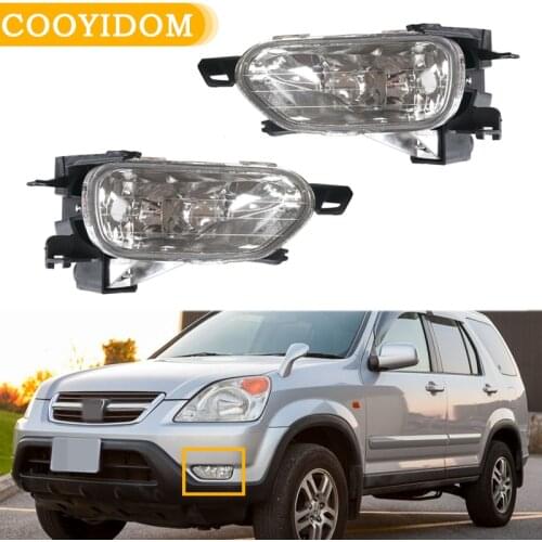Car Left Right Front Lights Fog Lamp Fog Light Front Bumper Lamp For HONDA CRV 2002 2003 2004 RD5 RD7 Foglight car-styling