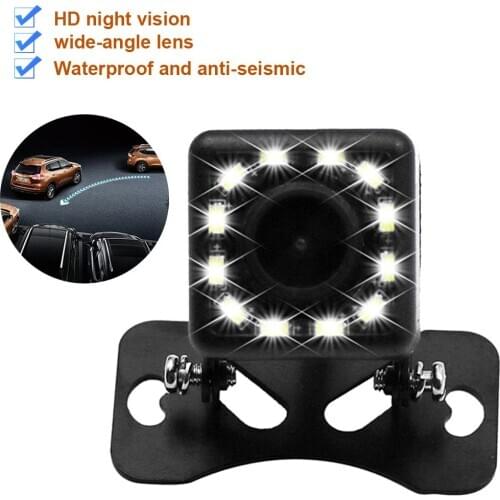 12 LEDs Car Rear View Night Vision Light Lamp Reverse Camera Automobile Electric Accessories