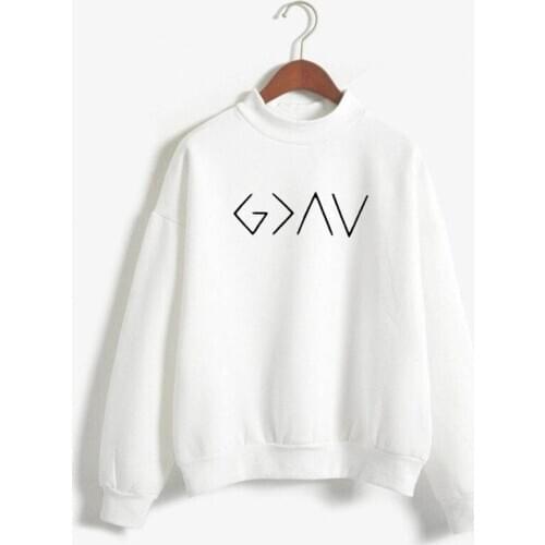 God Sweatshirt Christian religious symbols, beliefs, sweatshirts, gods are more inspiring than the power of God