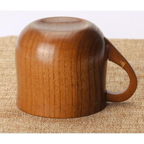 Wooden Tea Cups Top Grade Natural Solid Wood Tea Cup,Wooden Teacups Coffee Mug Wine Mug for drinking Tea Coffee Wine Beer