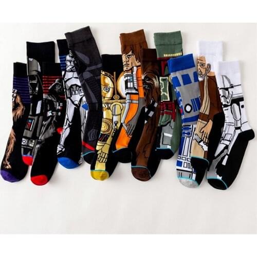 Star Wars Movie stocking cartoon anime figure Master Yoda Socks Wookiee Jedi Knight Socks casual xxx girls child socks toy