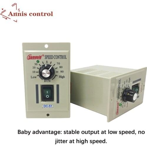 Regolatore Elettrico Di Velocità Del Commutatore Del Regolatore Di Velocità Del Motore Di CC Dell'uscita Di CC 24V-90V Di CA 110