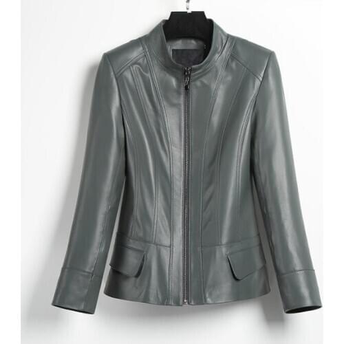 Geniune Leather Jackets Women Real Sheepskin Leather Coat Spring Autumn Plus Size 6XL chaqueta mujer 2020 FS727 MF508