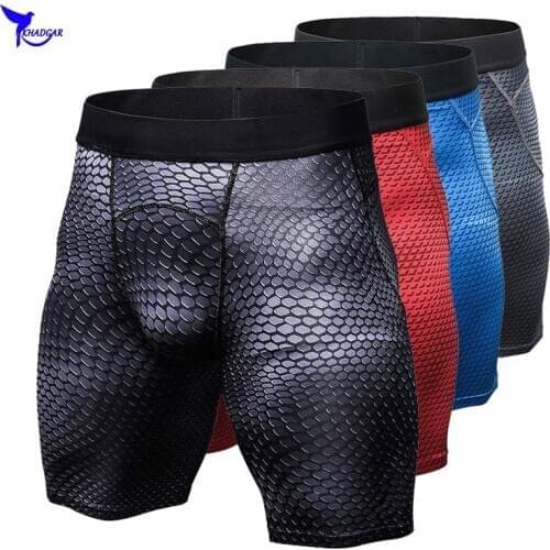 Mens Compression Running Shorts Summer Base Layer Jogging Shorts Gym Fitness Crossfit Sport Tights 3D Quick Dry Short Leggings