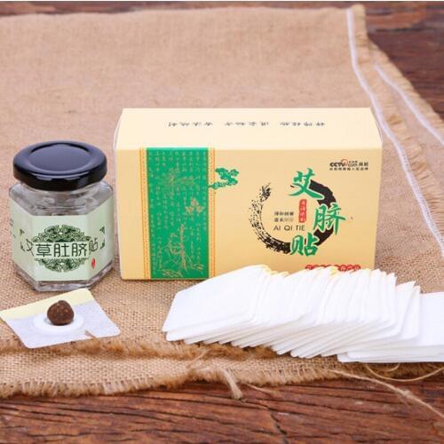 30Pcs Remove The Wet Poison Relieve The Undersleep Moxibustion Moxa Navel Sticker Warm Uterus And Stomach Foot Moxa Paster