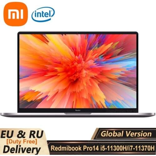 2021 New Xiaomi RedmiBook Pro14 Laptop Intel Core i5-11300H/i7-11370H 2.5K IPS Screen 100%sRGB Win10 Office Notebook 16GB+512GB