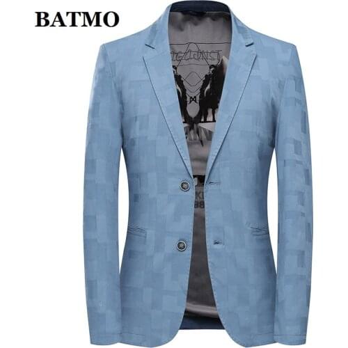 Batmo 2020 new arrival summer high quality casual blazer men,mens suits jackets ,casual jackets men plus-size M-3XL 17017