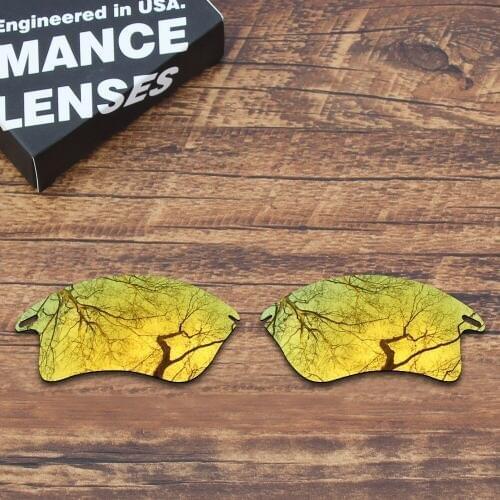 ToughAsNails Polarized Replacement Lenses for Oakley Fast Jacket XL Sunglasses Gold Mirrored (Lens Only)