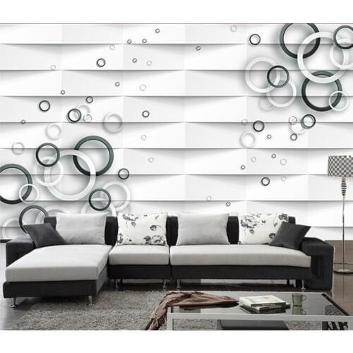 Custom 3D large murals, modern minimalist for TV living room bedroom background wallpaper papel de parede