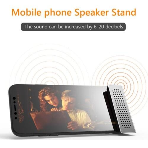 Portable Sound Amplifier Phone Holder Stand Universal Phone Holder Audio Speaker Holder Bracket Stand For Mobile Phones dropship