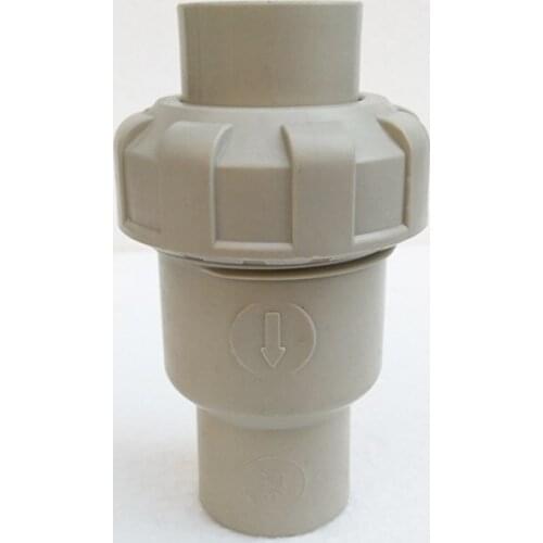 PPH Hot Melt Check Valve One-way Valve Plastic Check Valve Stop Valve Id 20mm-63mm 1 Pcs