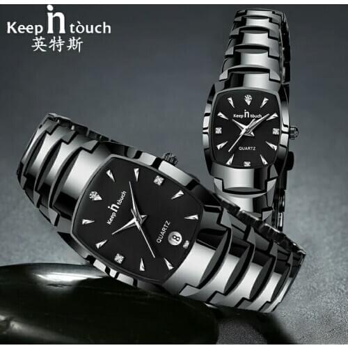 2018 Luxury Brand Lover Watches With Box Clock Quartz Calendar Dress Women Men Watch Couples Wrist Watch Wedding Gift
