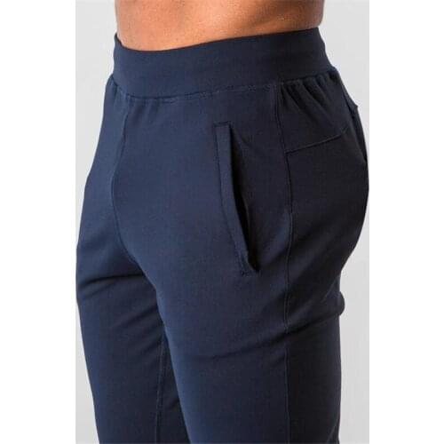 Dropshipping Thin Style Pantalon Homme Jogger Pants Men Fitness Bodybuilding Pants Pantalones Hombre Sweatpants Trousers Men