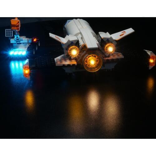Light Set For City Series 60226 Mars Research Shuttle DIY Toys Set (Not Included Building Blocks)