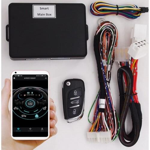 Remote engine start to warm up vehicle fit for PEUGEOT , 4G APP control , no need add one button push start