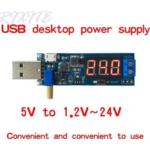 DC-DC 5V to 3.5V / 12V USB Step UP / Down Power Supply Module Adjustable Boost Buck Converter Out DC 1.2V-24V