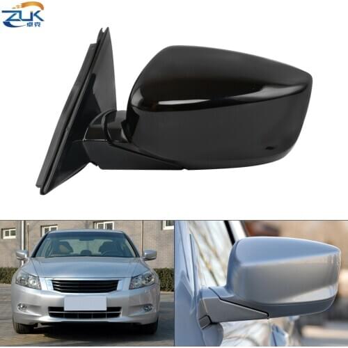ZUK Exterior Rearview Mirror Assy For HONDA ACCORD Asian CP1 CP2 CP3 2008-2013 Side Mirror Assembly Without Turn Signal Lamp