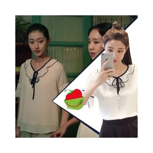 2020 Women Short black Sleeve Shirt Top Garment lvory