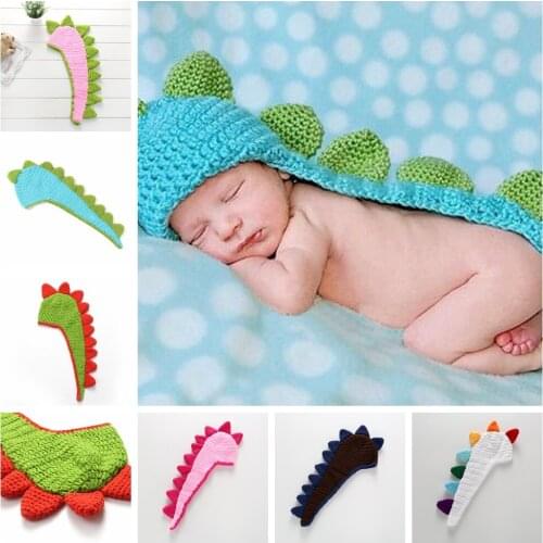 6 Colors Optional Handmade Baby Hat Knitting Dinosaur Lovely Modelling Photography Clothing Props Infant Festival Decoration