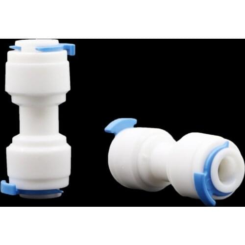 6mm Slip Lock Quick Connector Butt Pneumatic Pipe Connection Accessories 1/4 Inch Garden Water Straight Connector 50 Pcs