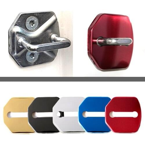 Car-Styling Car Door Lock Cover Auto Emblems Case For Ford focus 2 focus 3 Fiesta EcoSport ESCORT Car Accessories