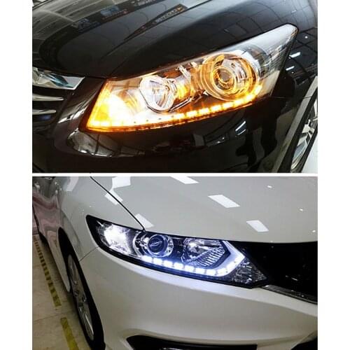 Car Headlight Decorative Led Neon Strip 12v IP68 Two-Color Streamer Light Bar Flexible Turn Signal DRL Daytime Running Lamp