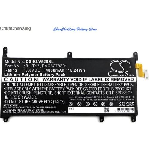 Cameron Sino 4800mAh Battery BL-T17, EAC6278301 for LG G Pad III 8.0, G Pad X 8.3, VK815