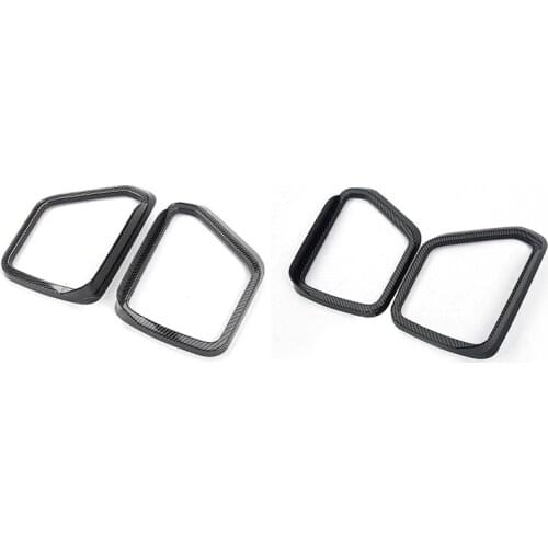 Rear View Side Mirror Cover Rain Eyebrow Visor Shade Guard Trim for Ford F150 F-150 2021 Accessories