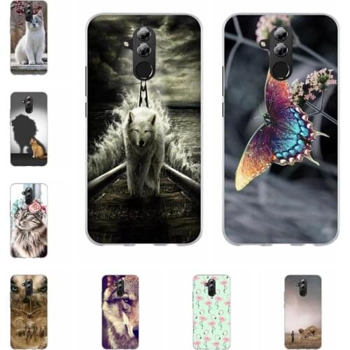 Cover For Huawei Y5 Y5 ll / Mate 20 lite Case TPU For Huawei Y6 Y7 Prime Silicone Pattern Case For Honor 5 8s 7A Pro Coque Funda