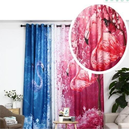 Customized bedroom living room blackout balcony blackout curtains soundproof windproof curtains