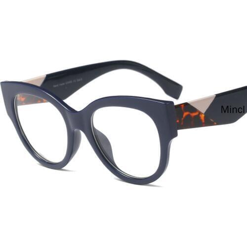 Blue black women cat Multifocal lenses Reading Glasses Fashion women Progressive Glasses Square diopter glasses with box FML