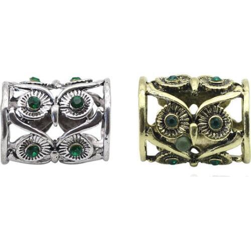 New Retro Wild Hollow Hollow Animal Owl Female Scarf Buckle Bronze Two Color Optional Holiday Gift Selection Hot Sale