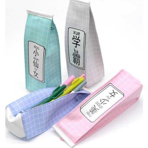 Milk Pencil Case Box Astucci Scuola Estuches Para Lapices Kawaii Estuche Lapices Cute Pen Bag Etui School For Girls And Boys