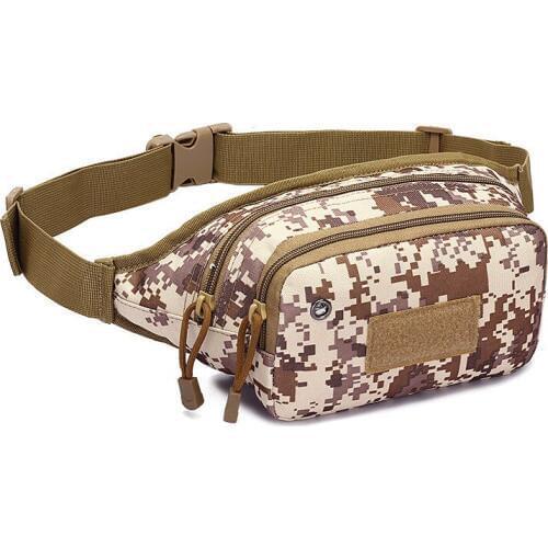 Outdoor Sports Cycling Waist Pack Tactics Army Fans Color Running Shoulder Bag Camping Footsteps Chest Pack A4289