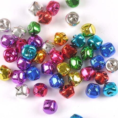 Mix Metal Small Jingle Bells Pendants For DIY Crafts Accessories Kid Room Decoration Christmas Tree Bells 12/15/20/25/30mm C2681