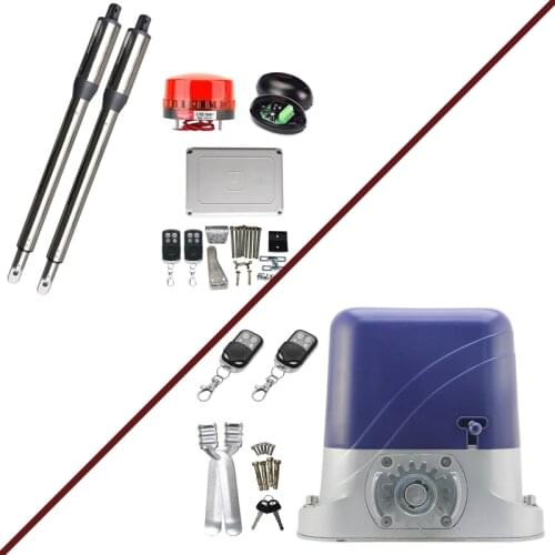 For France Customer Automatic Electric Swing Gate Opener Motor Sliding Door Engine Driver Remote Control Access Control System