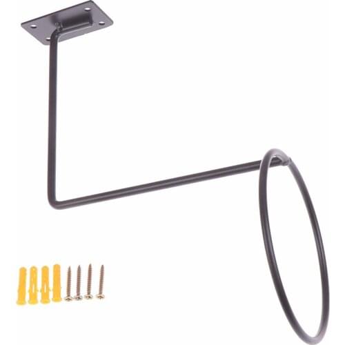 Steel Motorcycle Accessories Helmet Holder Hanger Rack Wall Mounted Hook For Coats Hats Caps Helmet Rack Black