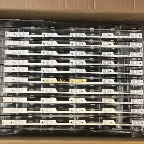 1Set=10PCS LED Backlight Strip 5Lamps JL.D55051330-003GS-M For LED55N3600U LED55N3700U LED55EC680US LED55N39U 55N61U