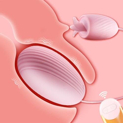 Remote Control Tongue Oral Licking Vibrators USB Vibrating Egg G-spot Vagina Massage Clitoris Stimulator Sex Toys For Women