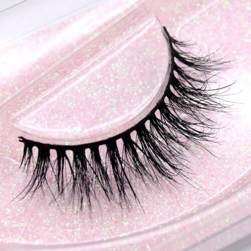 Visofree 13mm Eyelashes Mink Lashes 3D Natural Long Mink Eyelashes Cruelty-free Handmade False Eyelashes Makeup Mink Lashes G07