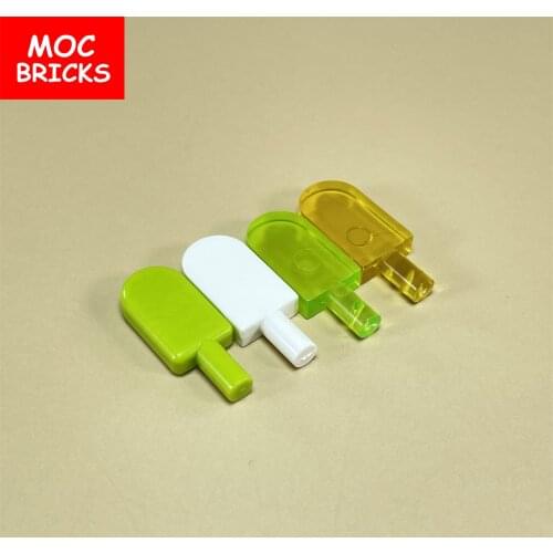 10pcs/lot MOC Bricks ice-sucker Freezer Popsicle Stick summer fit with 30222 Educational Building blocks toys kids gifts