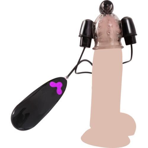 10 Speed Powerful Glans Vibration Trainer Penis Vibrator Penis Sleeve Enhancement Delay Lasting Sex Toy For Men Male Masturbator
