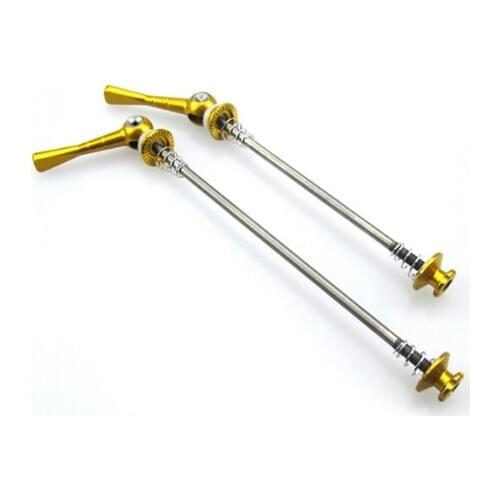 48g 2pcs Titanium Axle Skewer CNC Bicycle Quick Release Road MTB Bike Cycling Wheel Hub Skewers Set Quick-release Skewer Lever