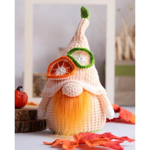 2021 Christmas Plush Doll Cartoon Fruit Dwarf Stuffed Toys Desktop Decors Artware for Home Office