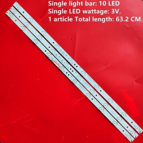 3PCS Skyworth LE32D99 32E61HR TCL LE32D99 Light Bar 471R1055 4708-K320WD-A4211V01 K320WD 4708-K320WD-A4211V11K320WD