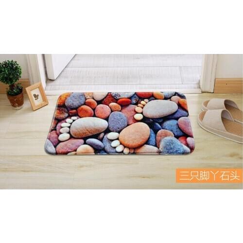 40*60CM Big Feet Bath Toilet Mat Bathroom RugsArea Rugs Carpet Doormat Floor Mat