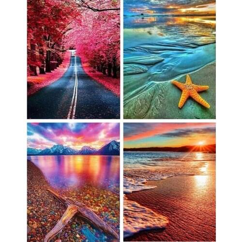 5D DIY Diamond Painting Lavender Hot Air Balloon Cross Stitch Kit Full Drill Embroidery Mosaic Art Picture of Rhinestones Decor